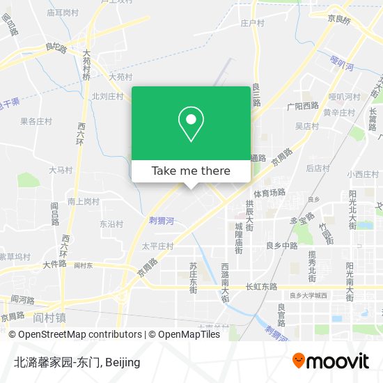 北潞馨家园-东门 map