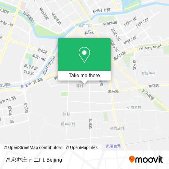 晶彩亦庄-南二门 map
