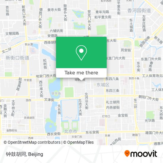 钟鼓胡同 map