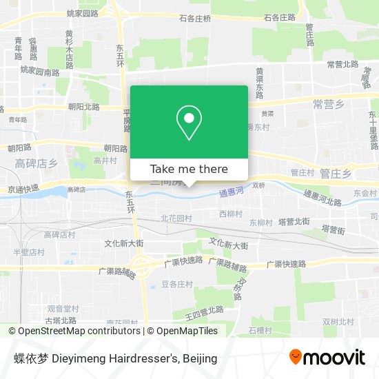 蝶依梦 Dieyimeng Hairdresser's map