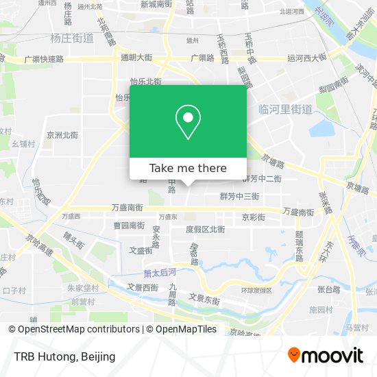 TRB Hutong map