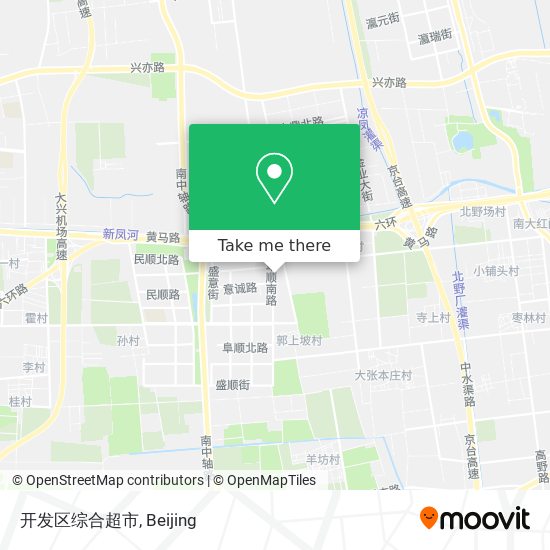 开发区综合超市 map