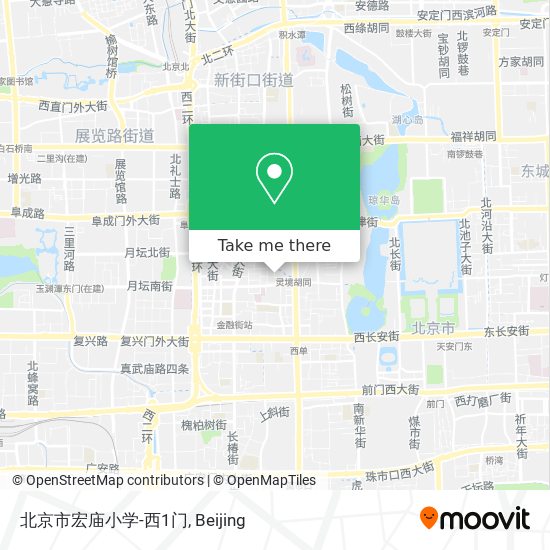 北京市宏庙小学-西1门 map