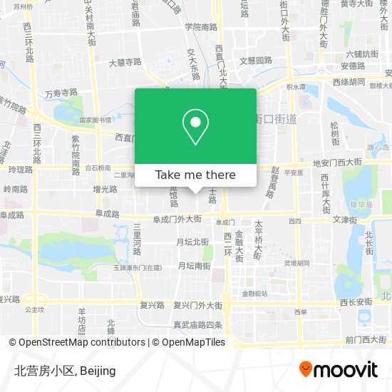 北营房小区 map
