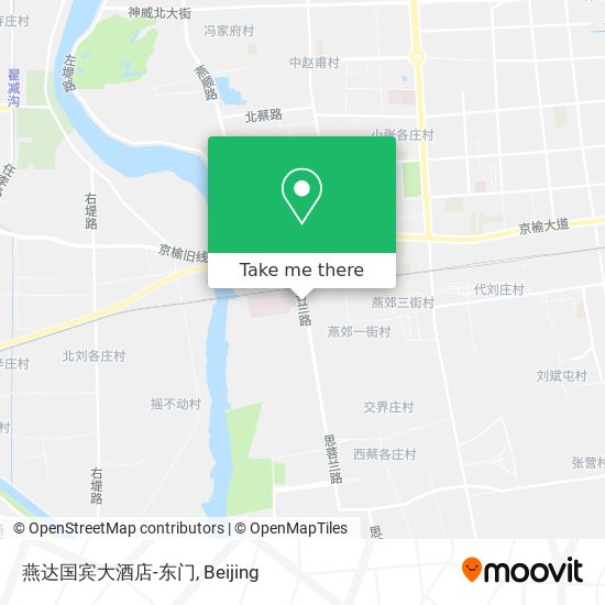 燕达国宾大酒店-东门 map