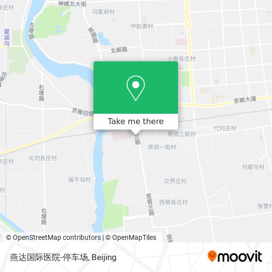 燕达国际医院-停车场 map
