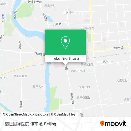 燕达国际医院-停车场 map