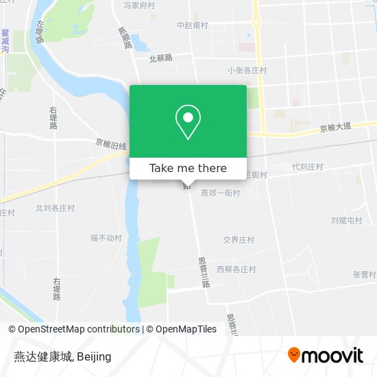 燕达健康城 map