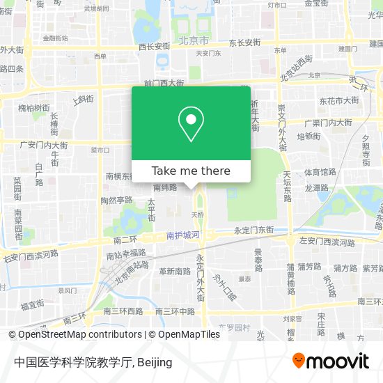 中国医学科学院教学厅 map