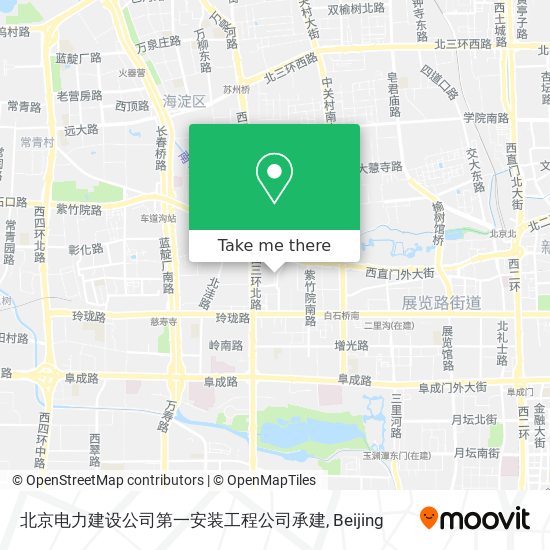 北京电力建设公司第一安装工程公司承建 map