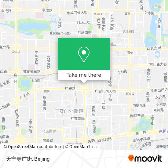 天宁寺前街 map