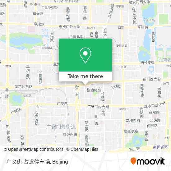 广义街-占道停车场 map
