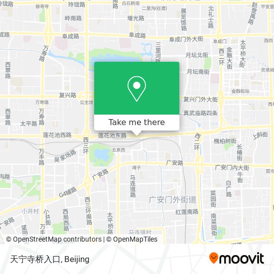 天宁寺桥入口 map