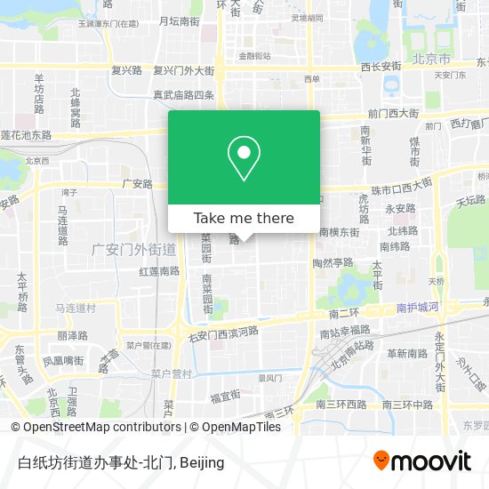 白纸坊街道办事处-北门 map