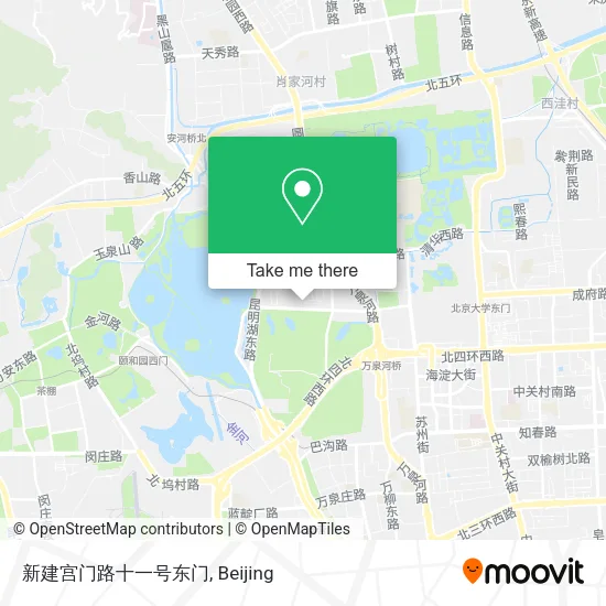 新建宫门路十一号东门 map