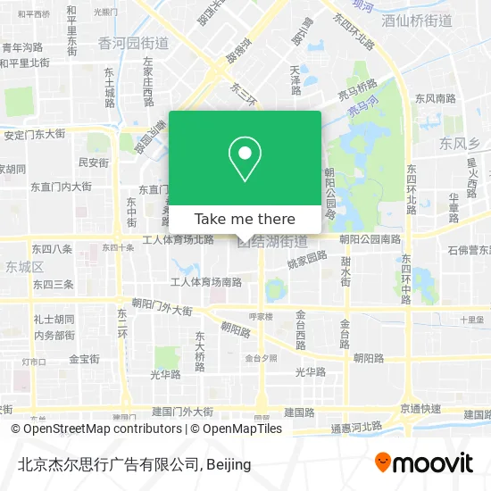 北京杰尔思行广告有限公司 map