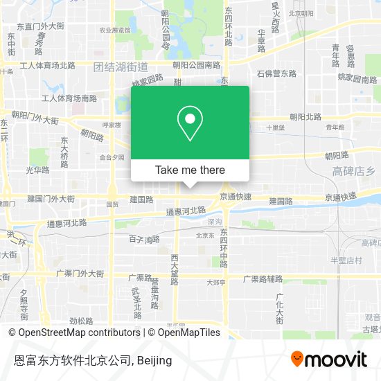 恩富东方软件北京公司 map