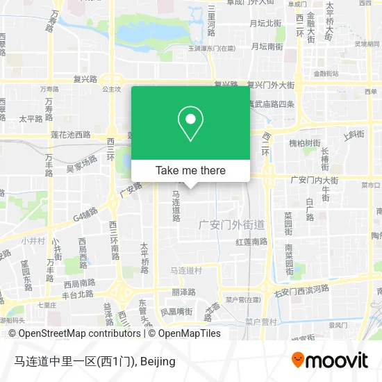 马连道中里一区(西1门) map