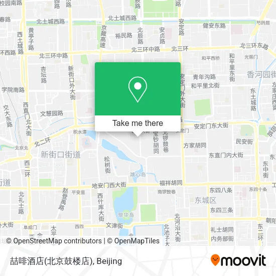 喆啡酒店(北京鼓楼店) map