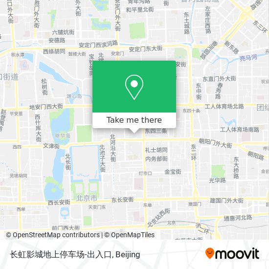 长虹影城地上停车场-出入口 map
