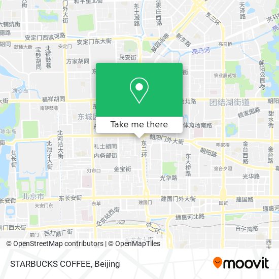STARBUCKS COFFEE map