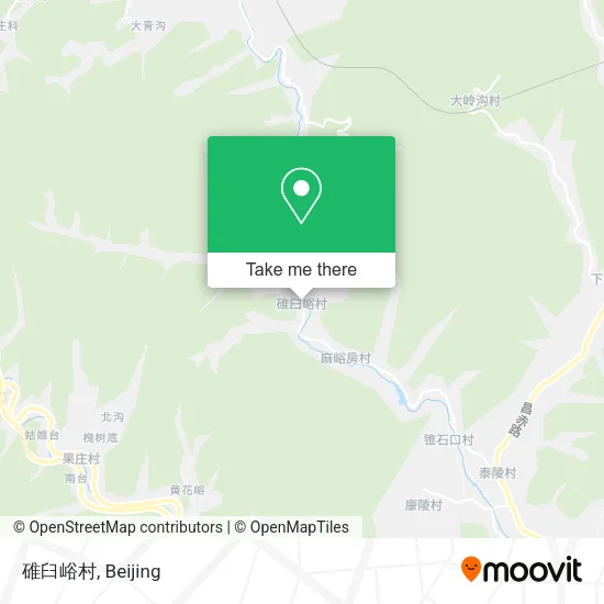 碓臼峪村 map