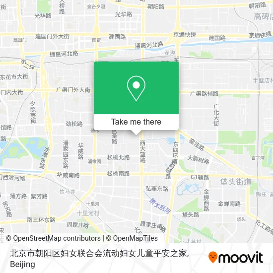 北京市朝阳区妇女联合会流动妇女儿童平安之家 map