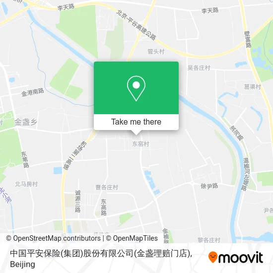 中国平安保险(集团)股份有限公司(金盏理赔门店) map