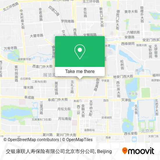 交银康联人寿保险有限公司北京市分公司 map