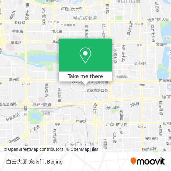 白云大厦-东南门 map