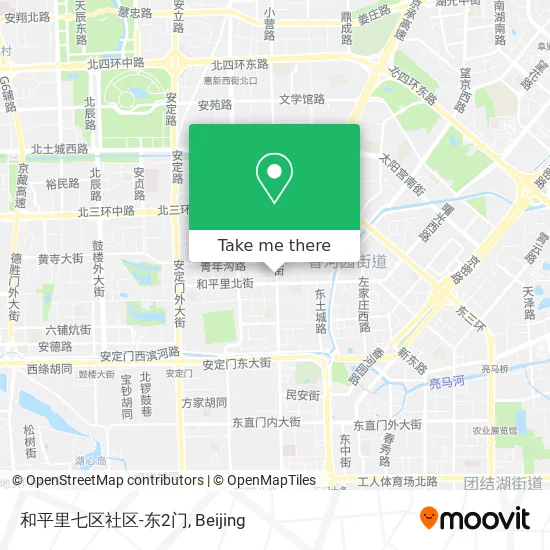 和平里七区社区-东2门 map