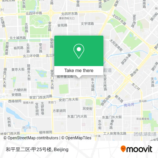 和平里二区-甲25号楼 map