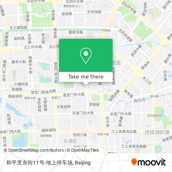 和平里东街11号-地上停车场 map