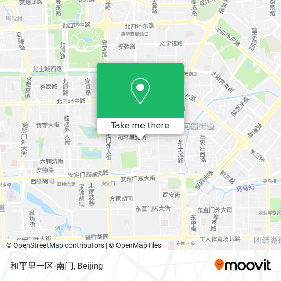 和平里一区-南门 map