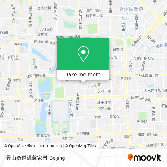 景山街道温馨家园 map