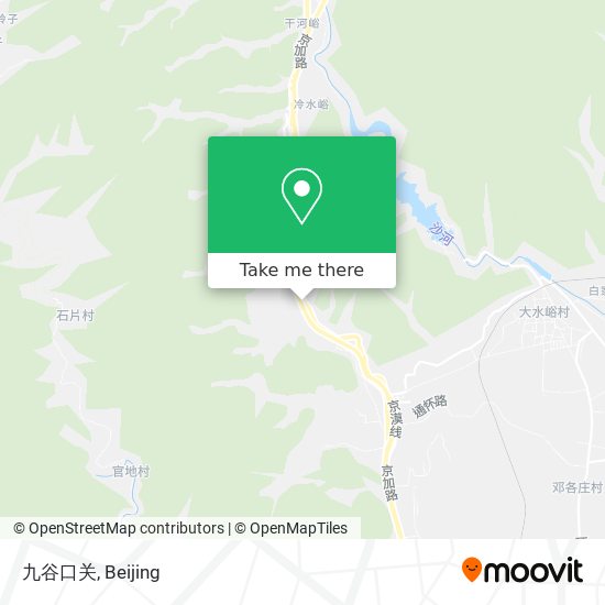 九谷口关 map