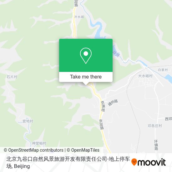 北京九谷口自然风景旅游开发有限责任公司-地上停车场 map