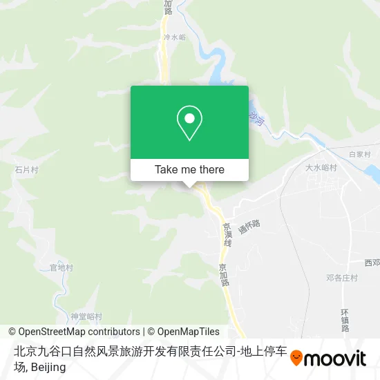 北京九谷口自然风景旅游开发有限责任公司-地上停车场 map