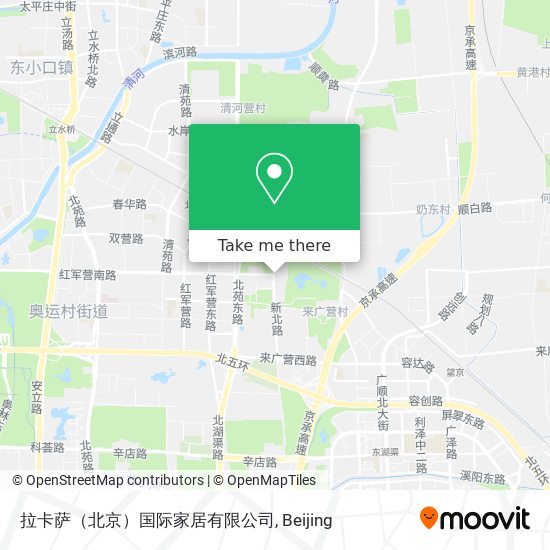 拉卡萨（北京）国际家居有限公司 map