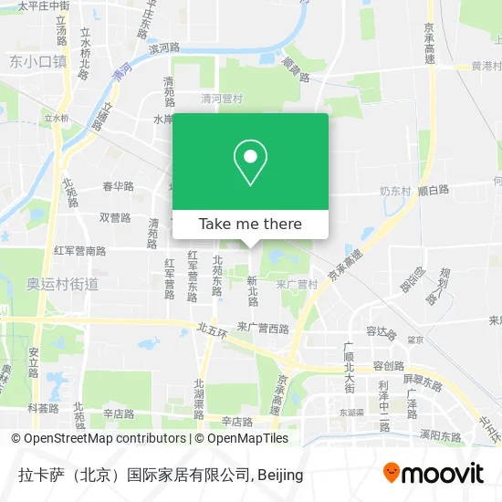 拉卡萨（北京）国际家居有限公司 map