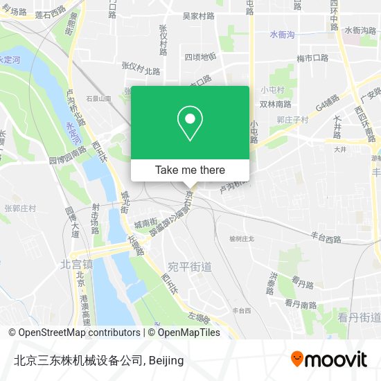 北京三东株机械设备公司 map