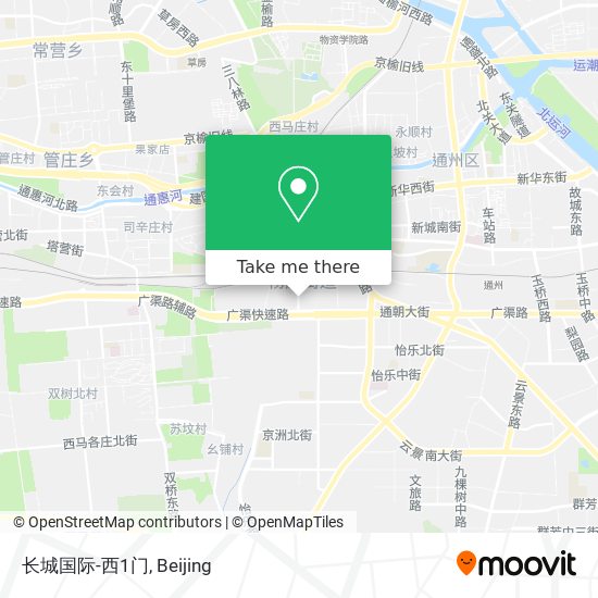 长城国际-西1门 map