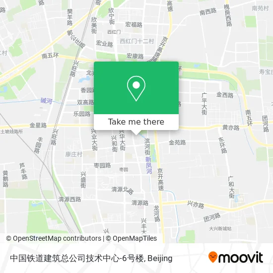 中国铁道建筑总公司技术中心-6号楼 map