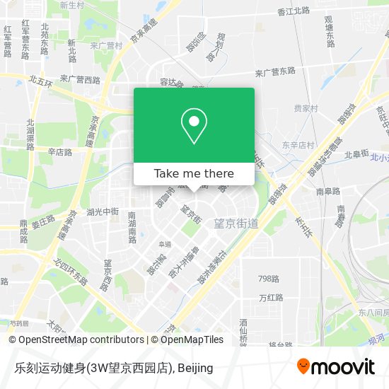 乐刻运动健身(3W望京西园店) map