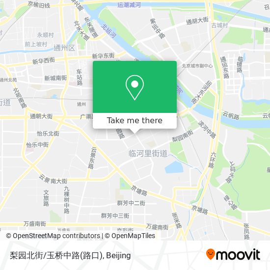 梨园北街/玉桥中路(路口) map