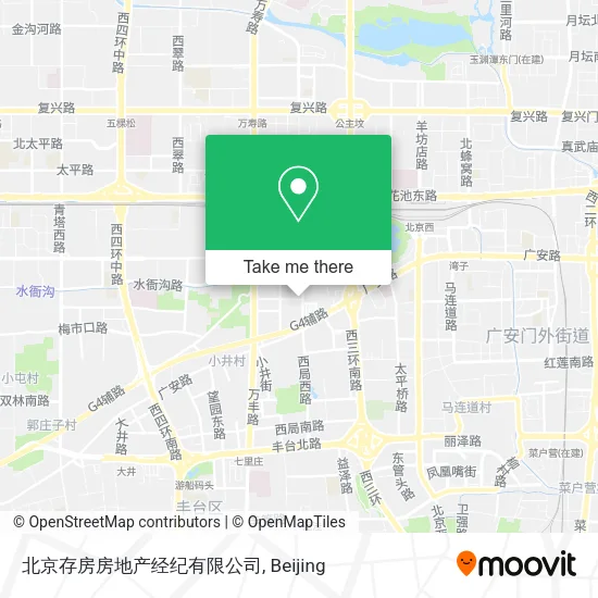 北京存房房地产经纪有限公司 map