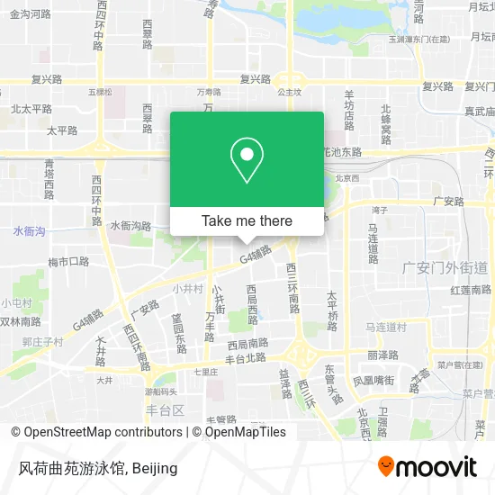 风荷曲苑游泳馆 map