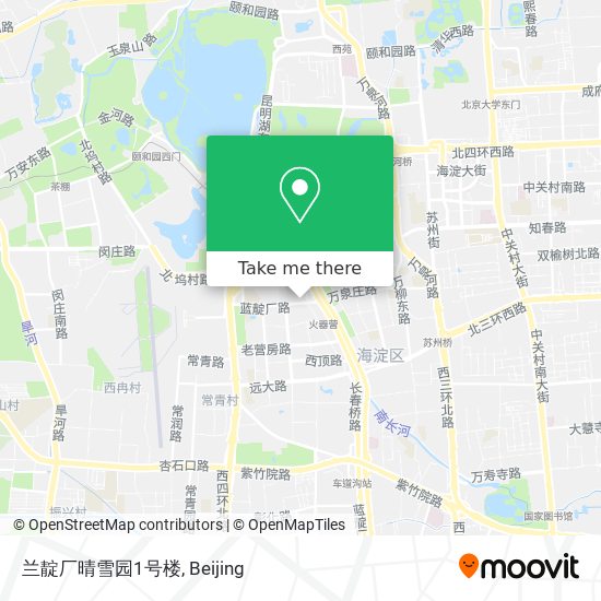 兰靛厂晴雪园1号楼 map