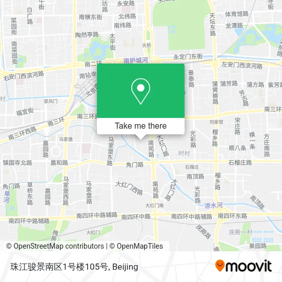 珠江骏景南区1号楼105号 map