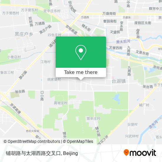 铺胡路与太湖西路交叉口 map